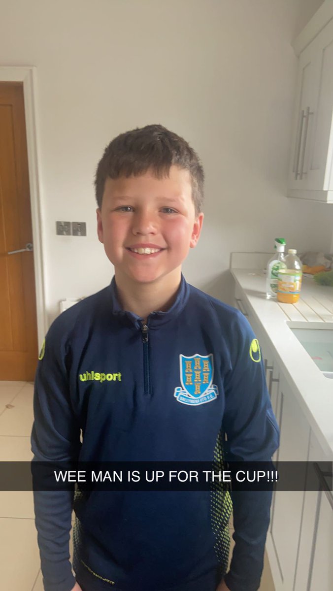 millarkylie's tweet image. Fry finished, gear on, We are up and ready for a trip to Windsor. #COSB #irishcupfinal @BallymenaUnited