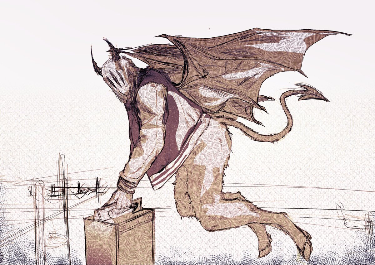 MPC_Empty's tweet image. #เปิดโรล #แยกรูท
ท้องฟ้ายามเย็นสีพาสเทลพาให้สายตาของคุณอดมองสูงขึ้นไปชมวิวไม่ได้ แต่เงาปริศนาขนาดใหญ่ที่พาดทับพอดิบพอดีกลับดูน่าฉงนใจ
เดวิลตัวยักษ์วินเกาหัววนอยู่แถวนั้นพักหนึ่ง ในใจก็หิ้วกล่องเหล็กบรรจุราเม็งร้อน ๆ 

ดูเหมือนเขาจะหลงทางล่ะ

Timelapse : vt.tiktok.com/ZS8ERCjWd/