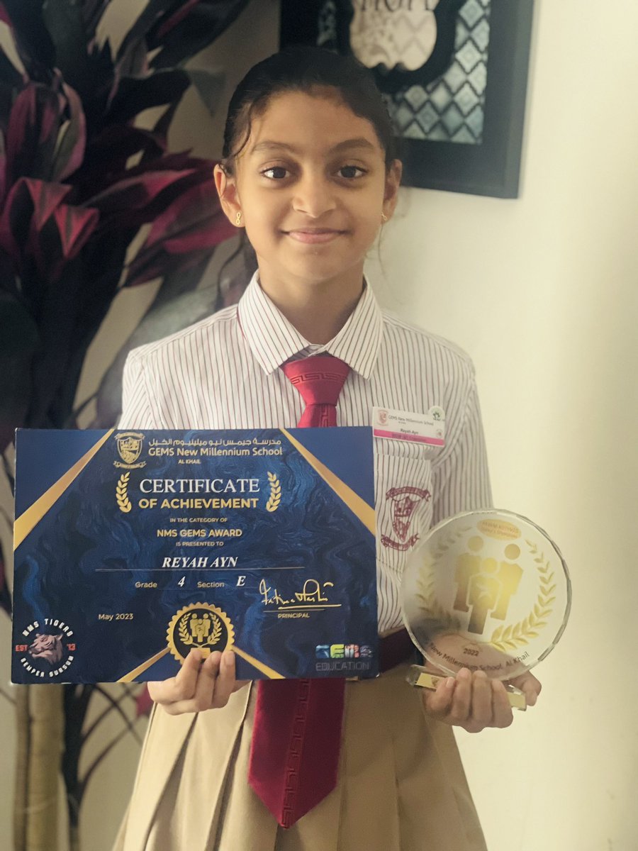 MohammedShamaz8's tweet photo. “Believing in yourself is the key to success.”

Thank you Ms. Barkha for all the support, guidance and encouragement !!

@gemsnms_alkhail @Fatima_Martin @barkha1511 @ShettySampoorna @ElenaSkater82 https://t.co/V68hufKySv
