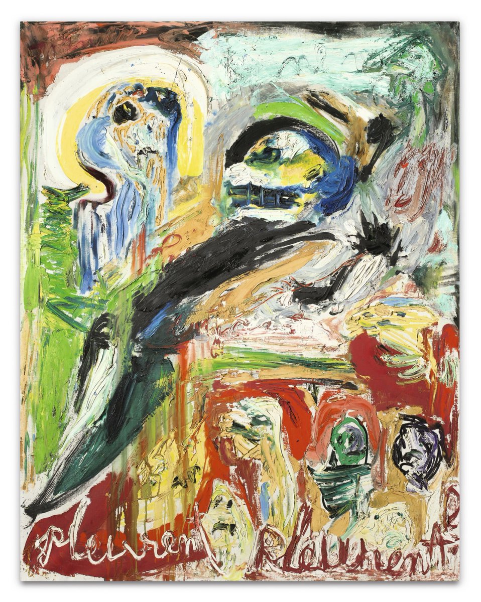 brightwell08's tweet photo. Asger Jorn 
Les enfants pleurent, pleurent 
1958 https://t.co/2gatOnRkHZ