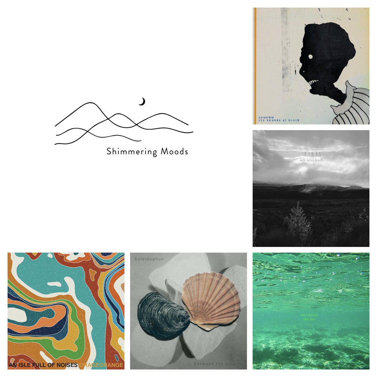 ShimmeringM's tweet photo. Out now on Shimmering Moods: the 5 new May CD releases by nerolikid, luca sigurtà, T 1 D 3 S, Kaleidophon, OrageOrange all in 1 bundle, Includes reduced shipping costs + 2 digital releases of your choice, 20 bundles available / 7 left at this moment: 

https://t.co/KbCzubmgbX https://t.co/SrKOjjsfzw