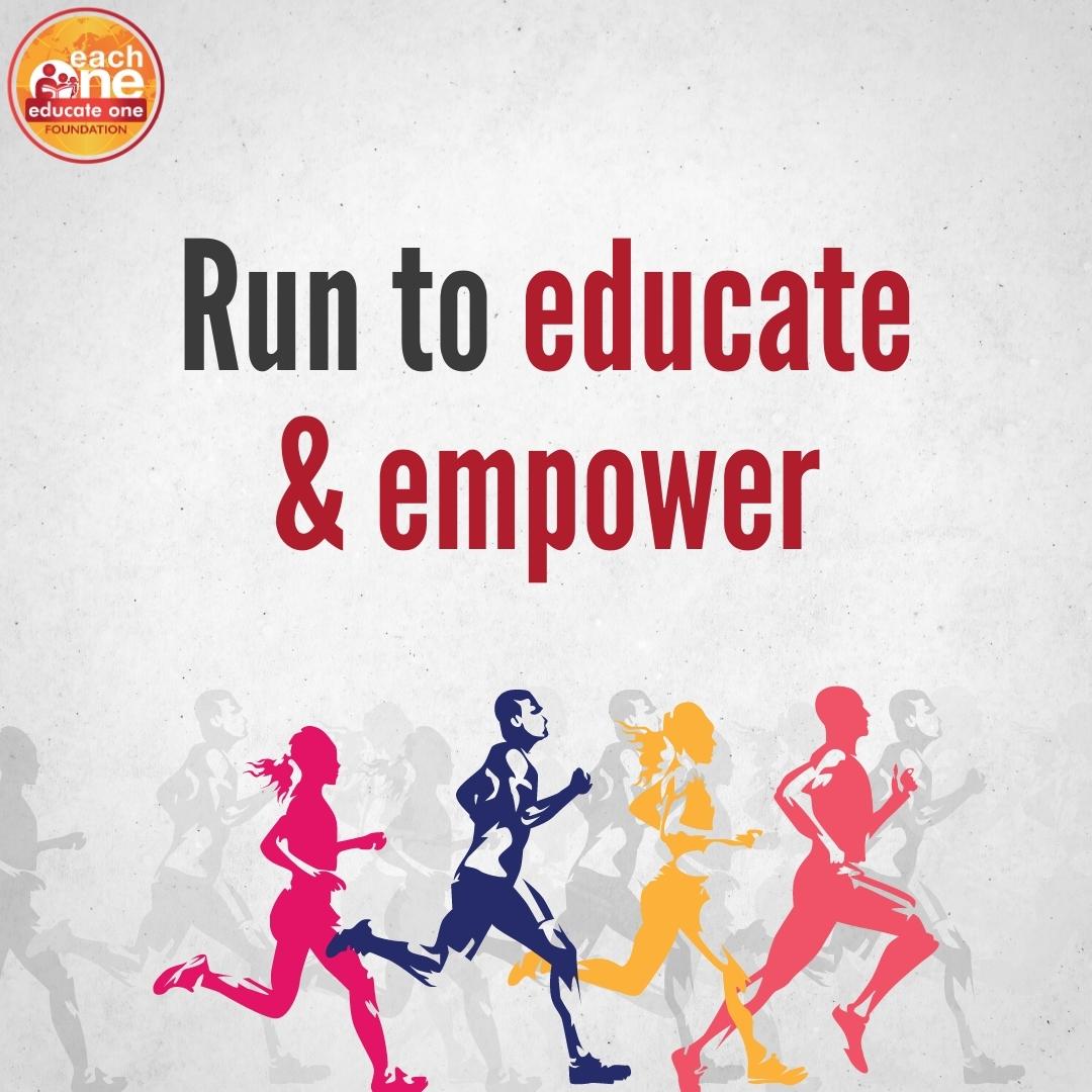Each1EducateOne's tweet photo. 7th May is celebrated as World Athletics Day. This year, you have the excellent opportunity to promote education alongside health and fitness. Support us at the #TCSWORLD10K. Help us raise ₹3 crores for our programmes - #EachOneEducateOne, #EachOneHigherEducateOne & https://t.co/1oFMlRIeyd