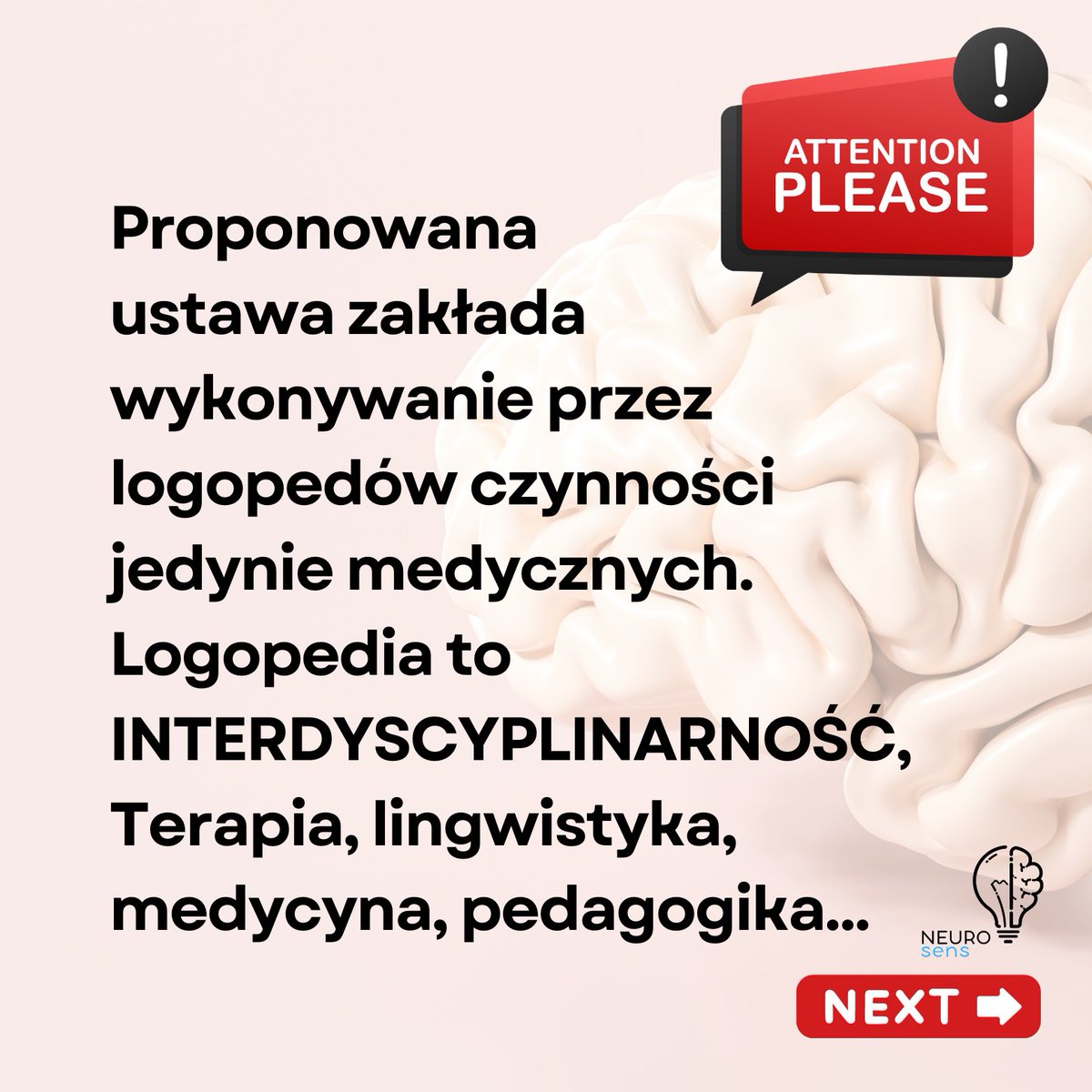 NEURO_sens's tweet photo. ‼️ TAK dla odrębnej ustawy. 
‼️ TAK dla wykreślenia. 

@OPL2023 
Opracowanie: @mirarzadzka 
@MZ_GOV_PL @MRiPS_GOV_PL @MEIN_GOV_PL 

#ogolnopolskiprotestlogopedow #protestlogopedow #odrębnaustawa #popieramlogopedow #calkowitewykreslenie #odrebnaustawa @pisorgpl @AndrzejDuda https://t.co/h2YfqesywP