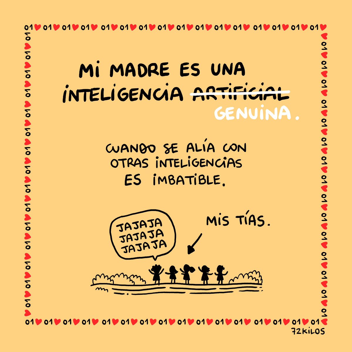 Hoy celebramos el Día de la Madre.

En tiempos de Inteligencias Artificiales está bien detenerse y aprender de las verdaderas Inteligencias de las que nace todo.

Gracias, mamá.

❤️

(1/3)