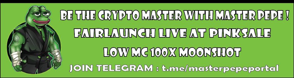 MasterPepeCoin's tweet image. 🐸🐸🐸🐸🐸Hey Peeps, We Are Happy To Announce That 10 Bnb Sc Has Been Reached There Is No Limit Of Hardcap We Can Even Raise 50, 100 Bnbs Currently Raised 46.8 bnb 

Pinksale Buy Link

pinksale.finance/launchpad/0xc8…

Keep Supporting ,Keep Buying 
 Kyced Audited

🐸🐸🐸🐸🐸🐸