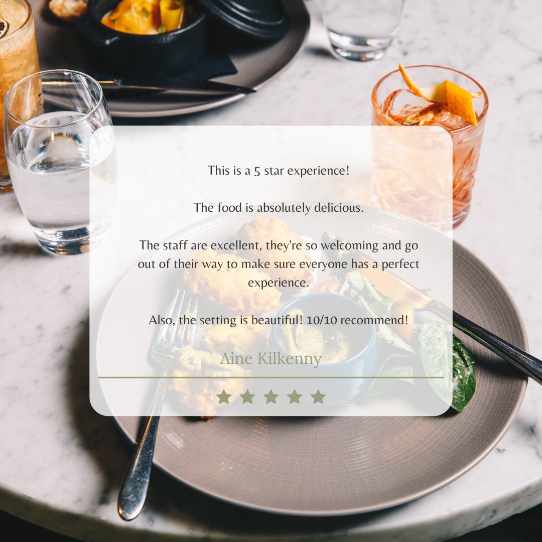 10/10 thank you, Áine! Click the link in our bio to book an upcoming table.

#SueseyStreet #Review