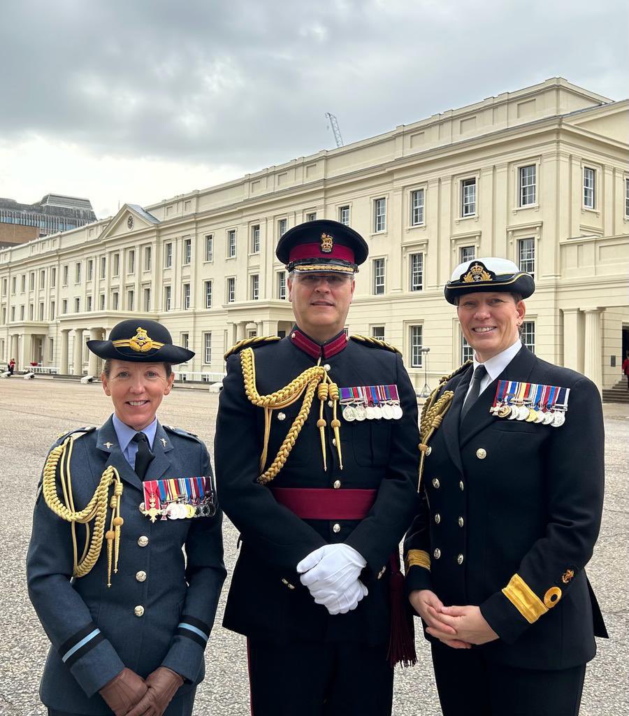 Heads of RN, Army & RAF Medical Services were involved in The Coronation of Their Majesties King Charles Ill and Queen Camilla. A spectacular experience to share together. The RAF Medical Services wish our King and Queen well for the rest of The Coronation celebrations.