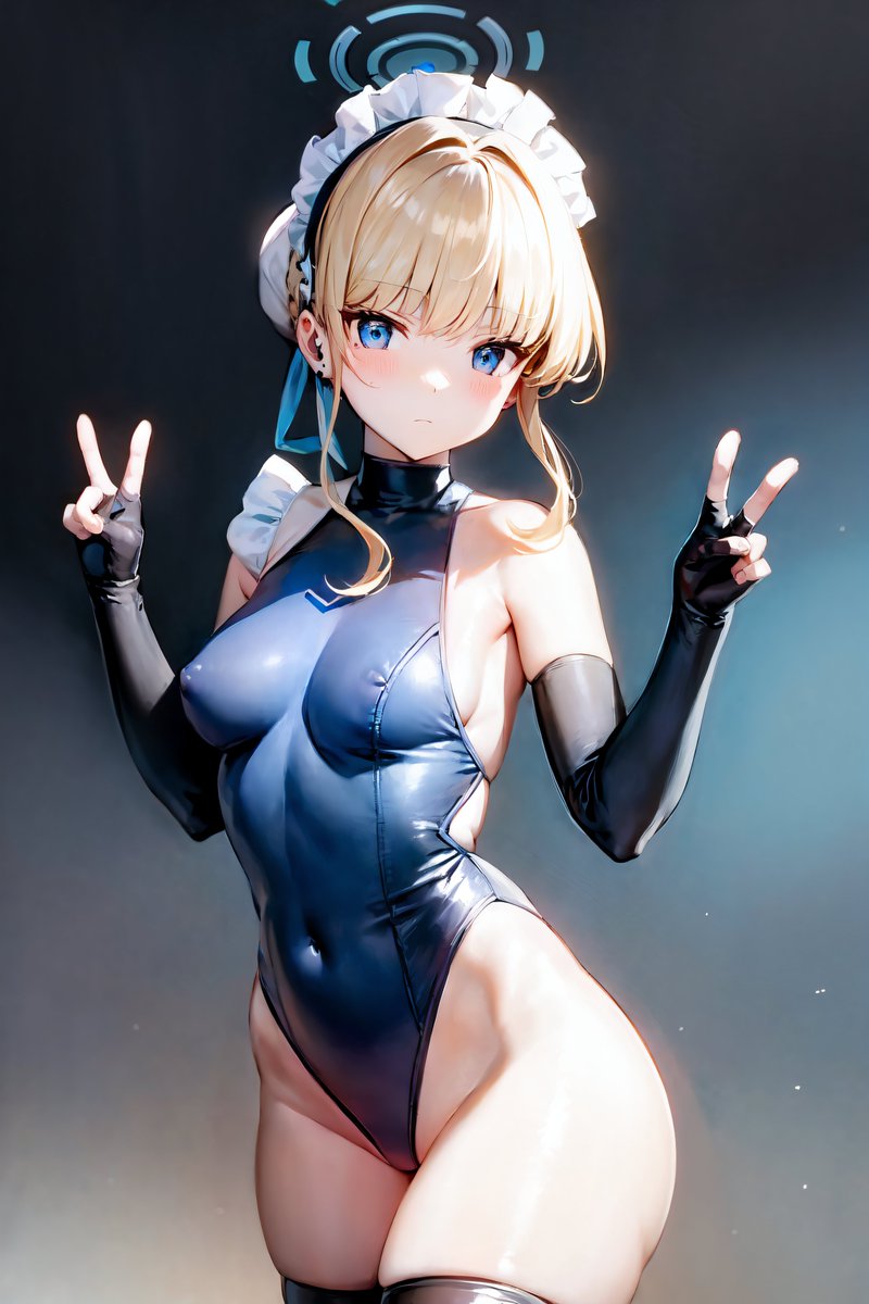 AIGGININ's tweet photo. Toki (Blue Archive) https://t.co/Zpr5B1RCv7
#飛鳥馬トキ #bunnysuit #BlueArchive #女の子
#メイド #AIart #AI生成 #StableDiffusion https://t.co/y8mAfSXXUq