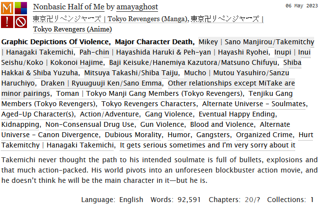 Amaya_GHOST's tweet image. Ch20 - A perfect man. Takemichi:😴💤
#Maitake #MiTake #マイ武 #東京卍リベンジャーズ #TokyoRevengers 

archiveofourown.org/works/36284632…