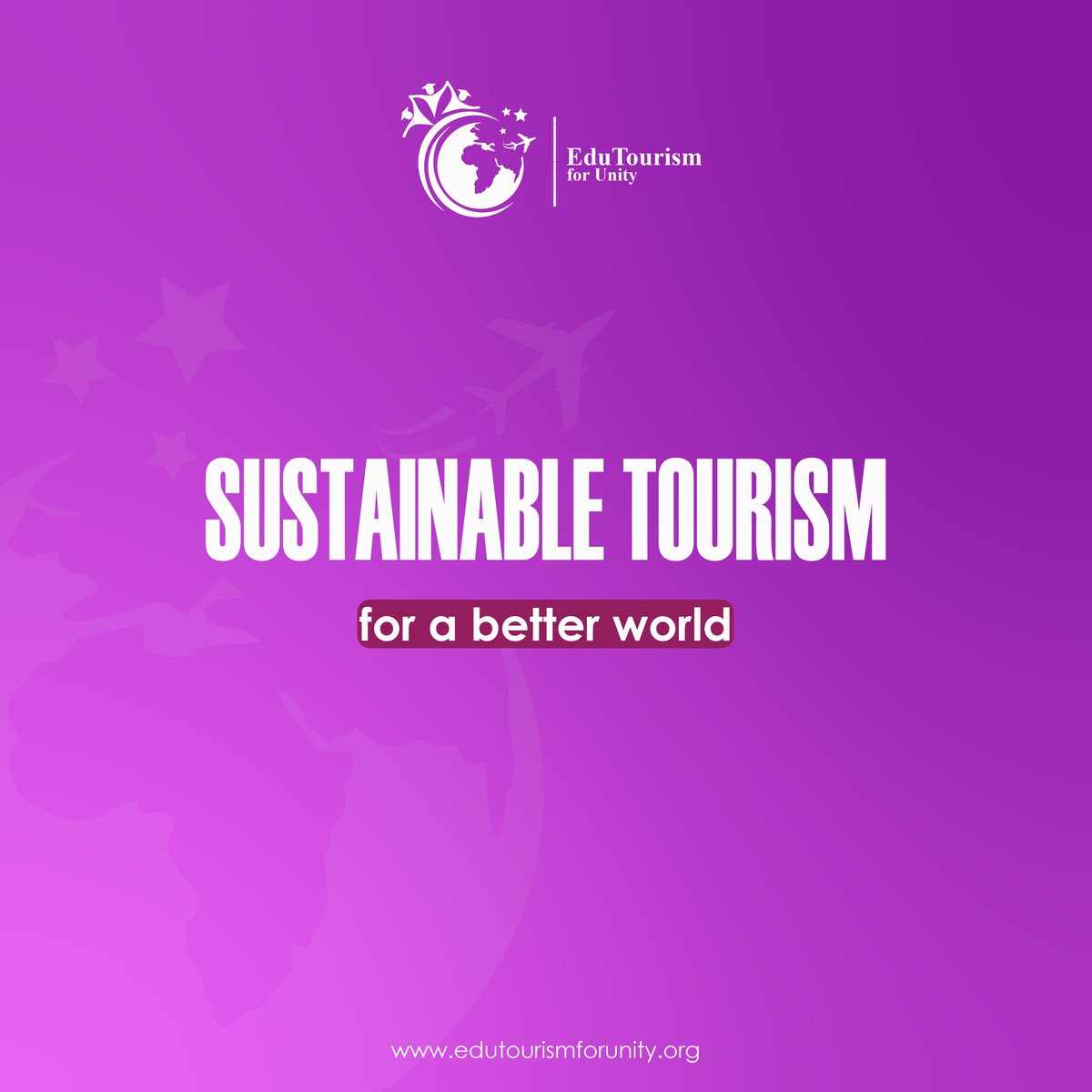 EduTourForUnity's tweet photo. With EduTourism for Unity, you can participate in sustainable tourism programs that minimise environmental impact and support local communities. 

#EduTourismforUnity #Discover #Learn #Lead #sustainable #tourism #better #world https://t.co/0G8L7LhB06
