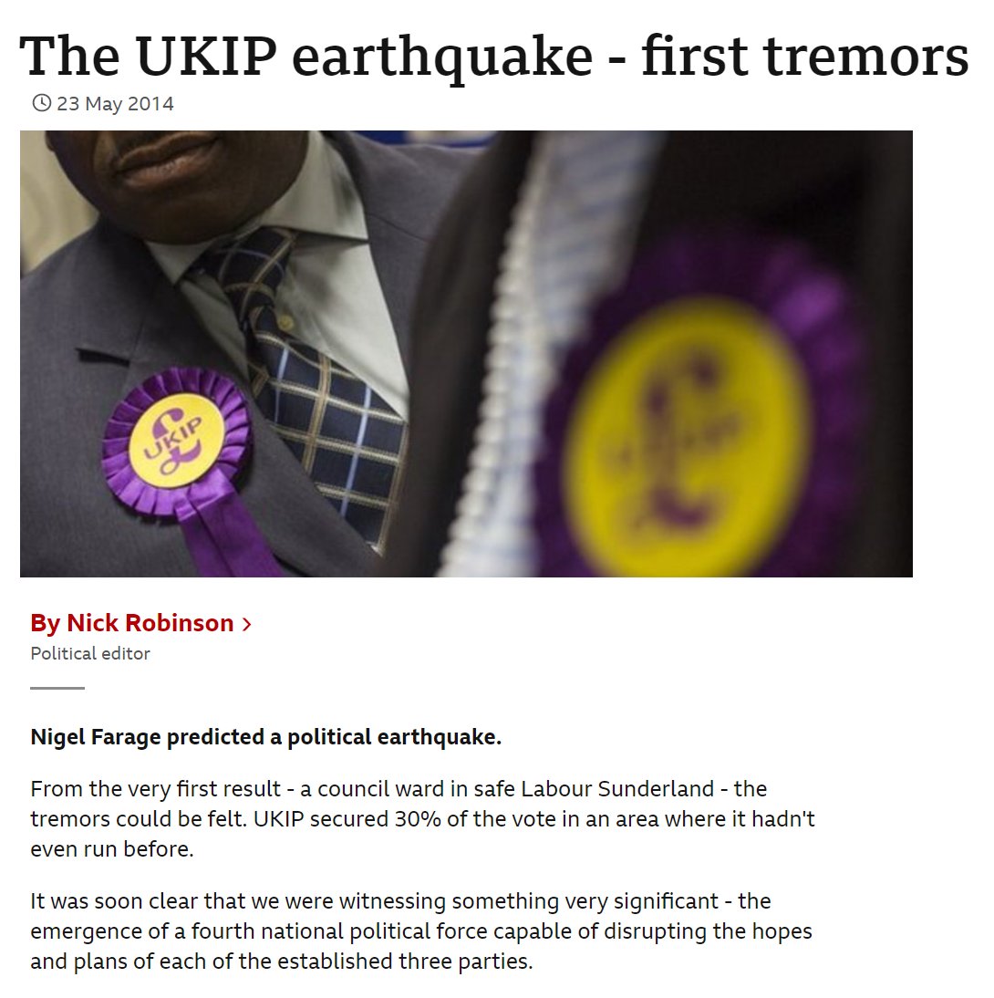 When UKIP won 166 councillors (but no councils) in 2014 the BBC called this a 'political earthquake'. @TheGreenParty just gained 200 councillors, taking the total to 737, took control of a council & became the biggest party in several others. But 0 Green guests on #bbclaurak.