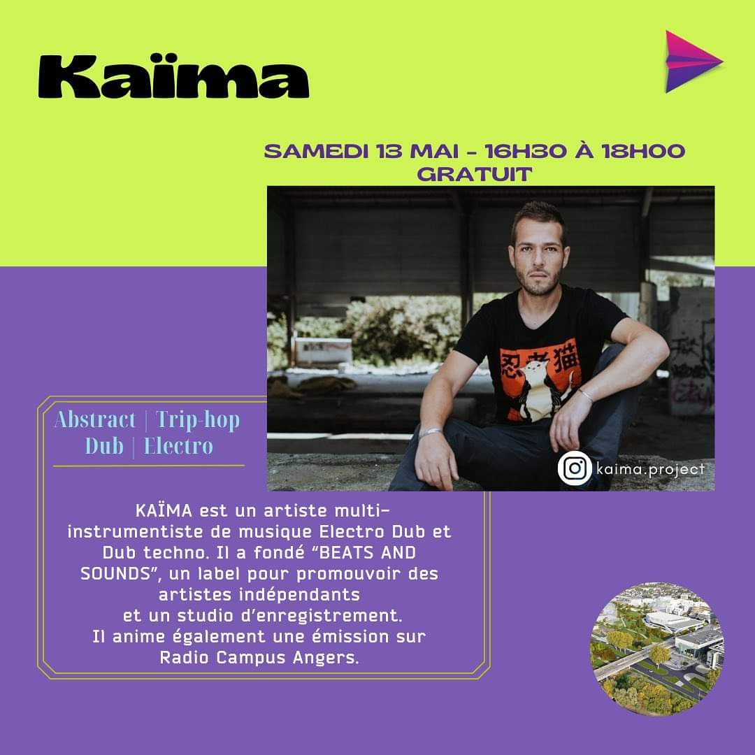 Kaïma (@kaimaproject) on Twitter photo HEY ! 🙃
Le samedi 13 mai, je jouerai à la Plaine St Serge pour célébrer les 20 ans de #Radio <a href="/campusangers/">Radio Campus Angers</a> ! Venez nombreux, j'ai hâte de vous voir là-bas ! 🎉🔥🎵
#OpenAirSession #RadioCampusAngers20ans #radio #radiocampus #radiocampusangers #angersmaville #Angers HEY ! 🙃
Le samedi 13 mai, je jouerai à la Plaine St Serge pour célébrer les 20 ans de #Radio <a href="/campusangers/">Radio Campus Angers</a> ! Venez nombreux, j'ai hâte de vous voir là-bas ! 🎉🔥🎵
#OpenAirSession #RadioCampusAngers20ans #radio #radiocampus #radiocampusangers #angersmaville #Angers