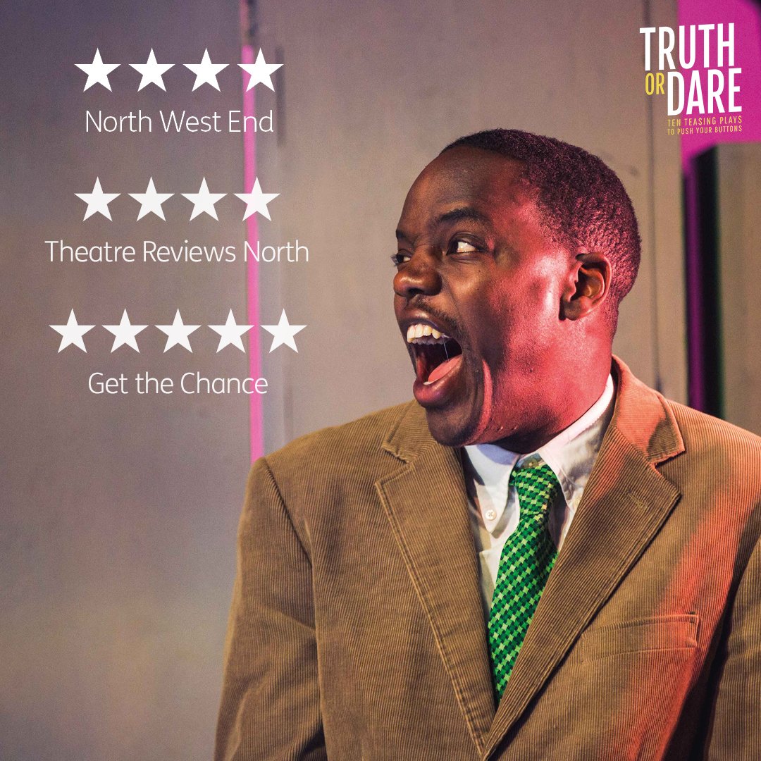 Truth or Dare closes on Saturday, 13 May - so this week is your last chance to catch these raucous, rambunctious, ⭐️⭐️⭐️⭐️⭐ plays in action!

Tickets from £10!
 bit.ly/TC-Truth
 bit.ly/TC-Dare

⭐️⭐️⭐️⭐️ 
"a really good laugh"
<a href="/reviews_north/">TheatreReviewsNorth</a>