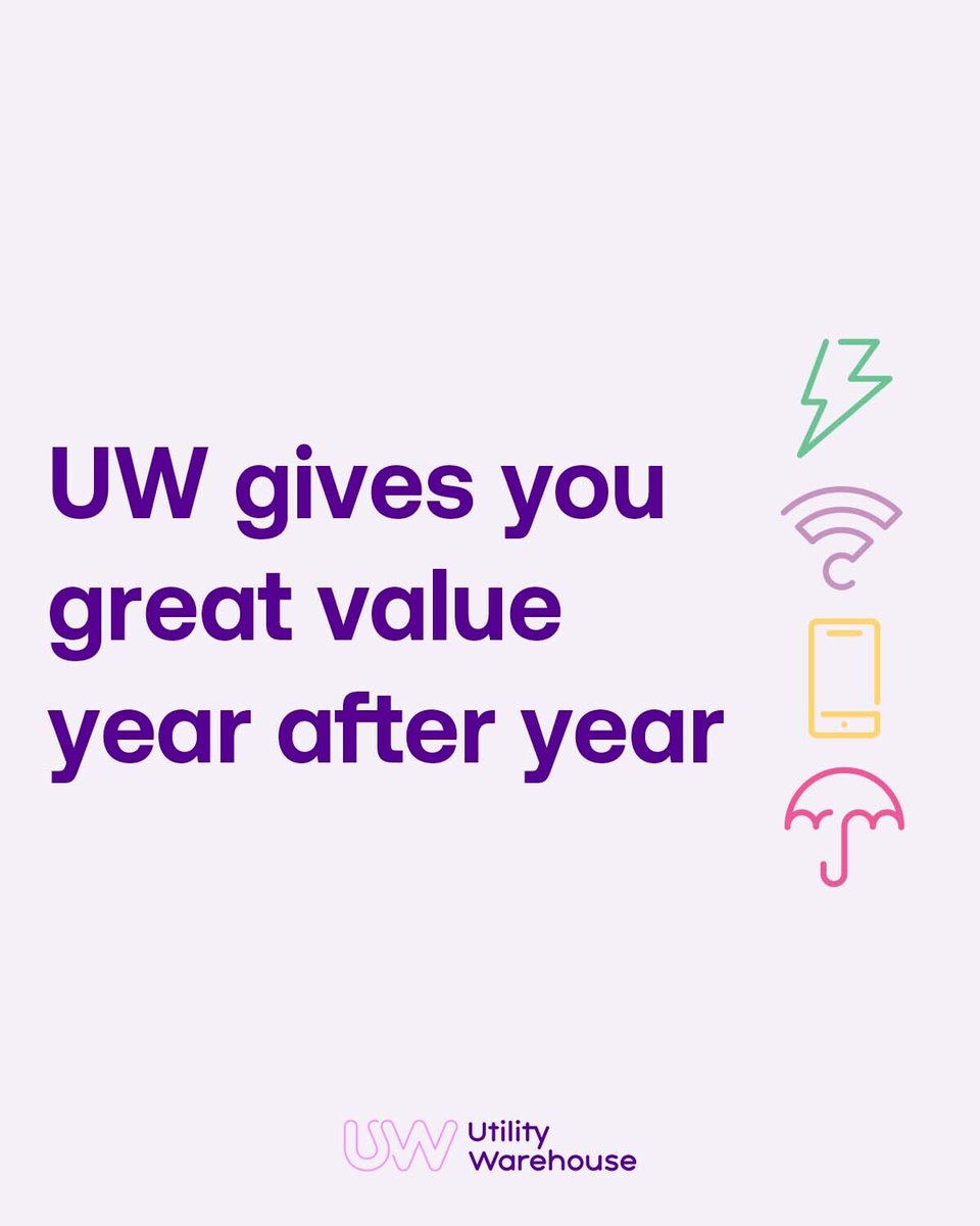 Utility Warehouse is open today - 0208 123 8614
Bundling with UW takes away the stress of handling multiple bills.
Call to speak to an advisor or get a quote here -> wu.to/6S3TCz
#householdhelp