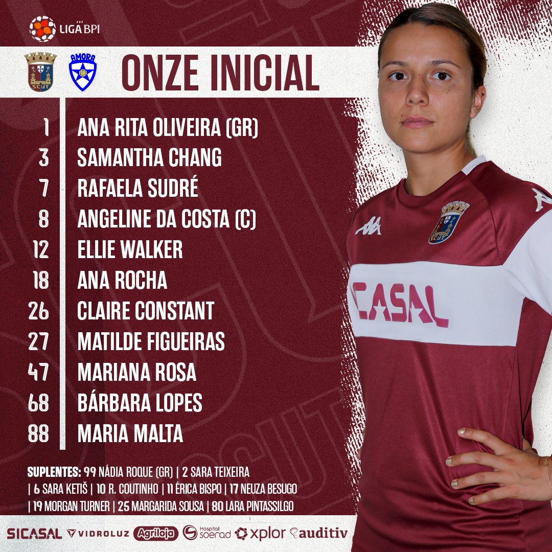scu_torreense's tweet photo. 🔵🔴 𝐒𝐓𝐀𝐑𝐓𝐈𝐍𝐆 𝐗𝐈 📋
🔛 Mais uma batalha decisiva em A-dos-Cunhados, mas o mesmo propósito dos últimos dois jogos: Vencer! 🔥
👌 Confere as escolhas do mister José Vasques para a receção ao Amora FC!
#ALinhaIntransponível #LigaBPI #AdmiraTe #IncluiTe #OrgulhaTe https://t.co/rKc1G63DM2