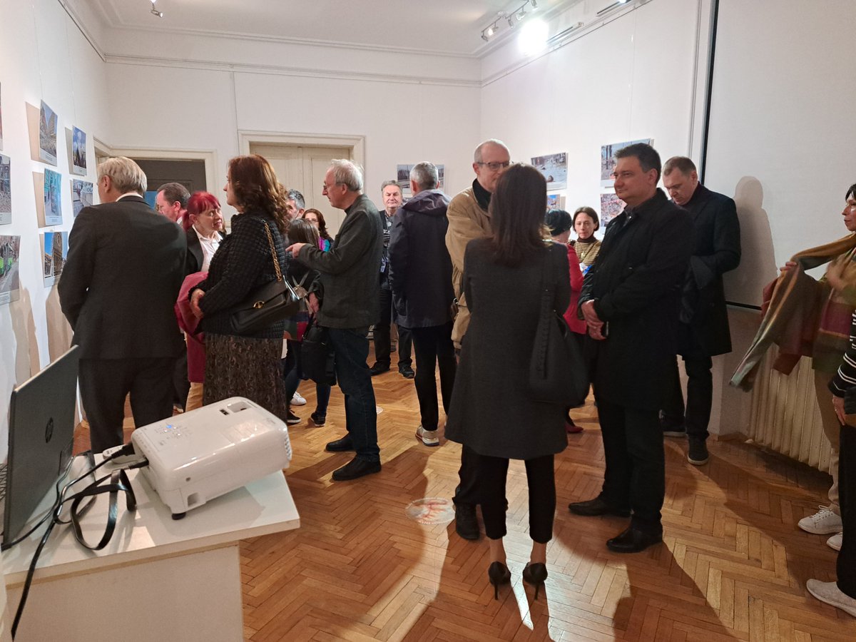 LullabiesSiren's tweet photo. The Siren Lullabies exhibition in Sofia is officially opened. Many thanks to the director of Cultural Informative Center of RSM in Sofia Dr. Sashko Nasev who helped us organize this event. https://t.co/gDVQl4jMh9