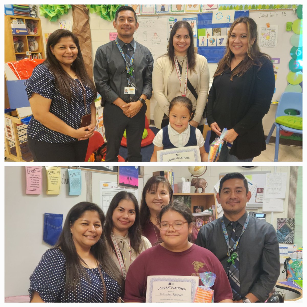 Congratulations to these wonderful students from @PLE_Panthers who won the Imagine Math Campus Top Student contest: Noemi (PreK) and Valentina (5th grade)!! 🏆🎉👏 @jenkennedylf @ImagineLearning @tudon26