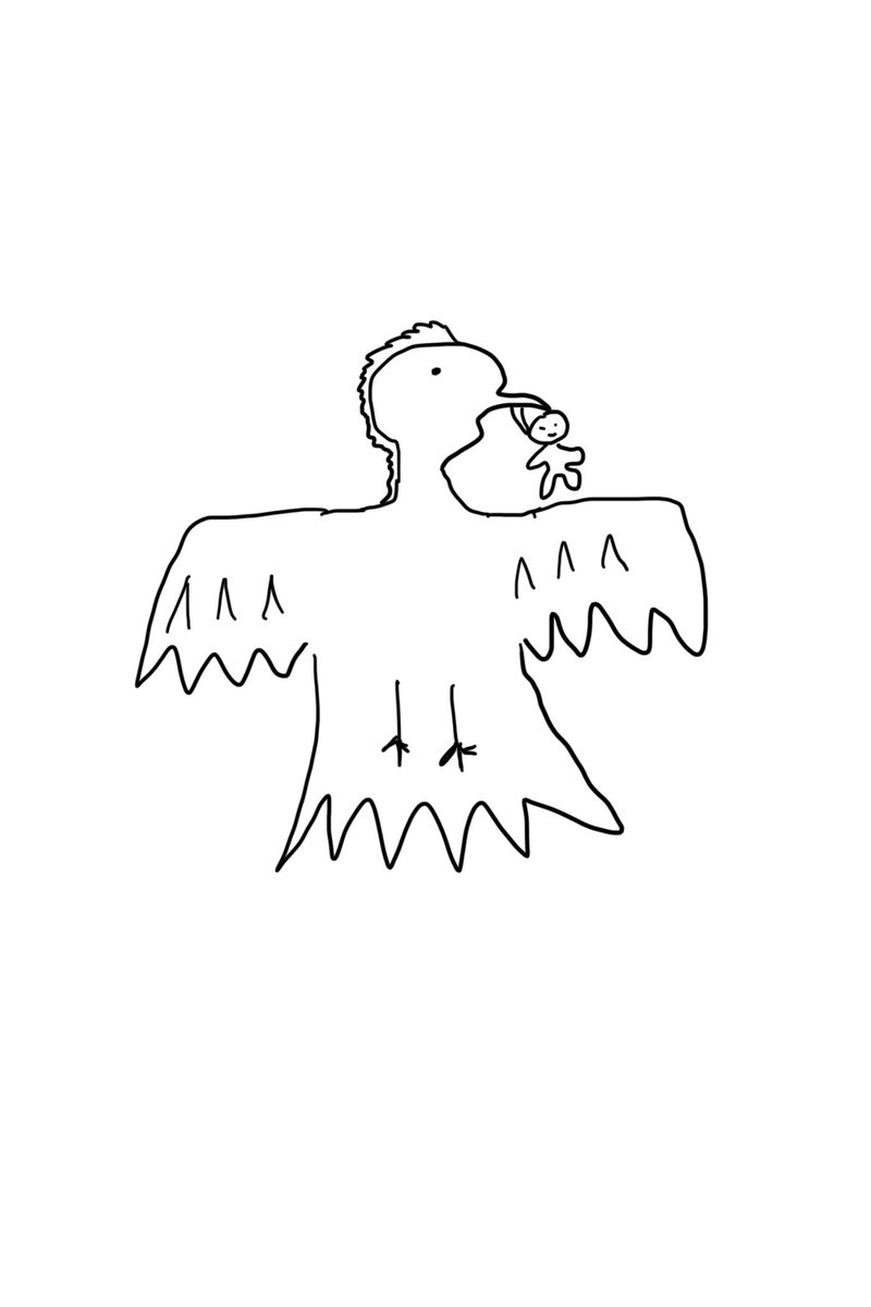 ____LBP____'s tweet photo. 平井大画伯「コウノトリ」
待ち受け画面にいかがでしょうか https://t.co/6etQQ1nbSt