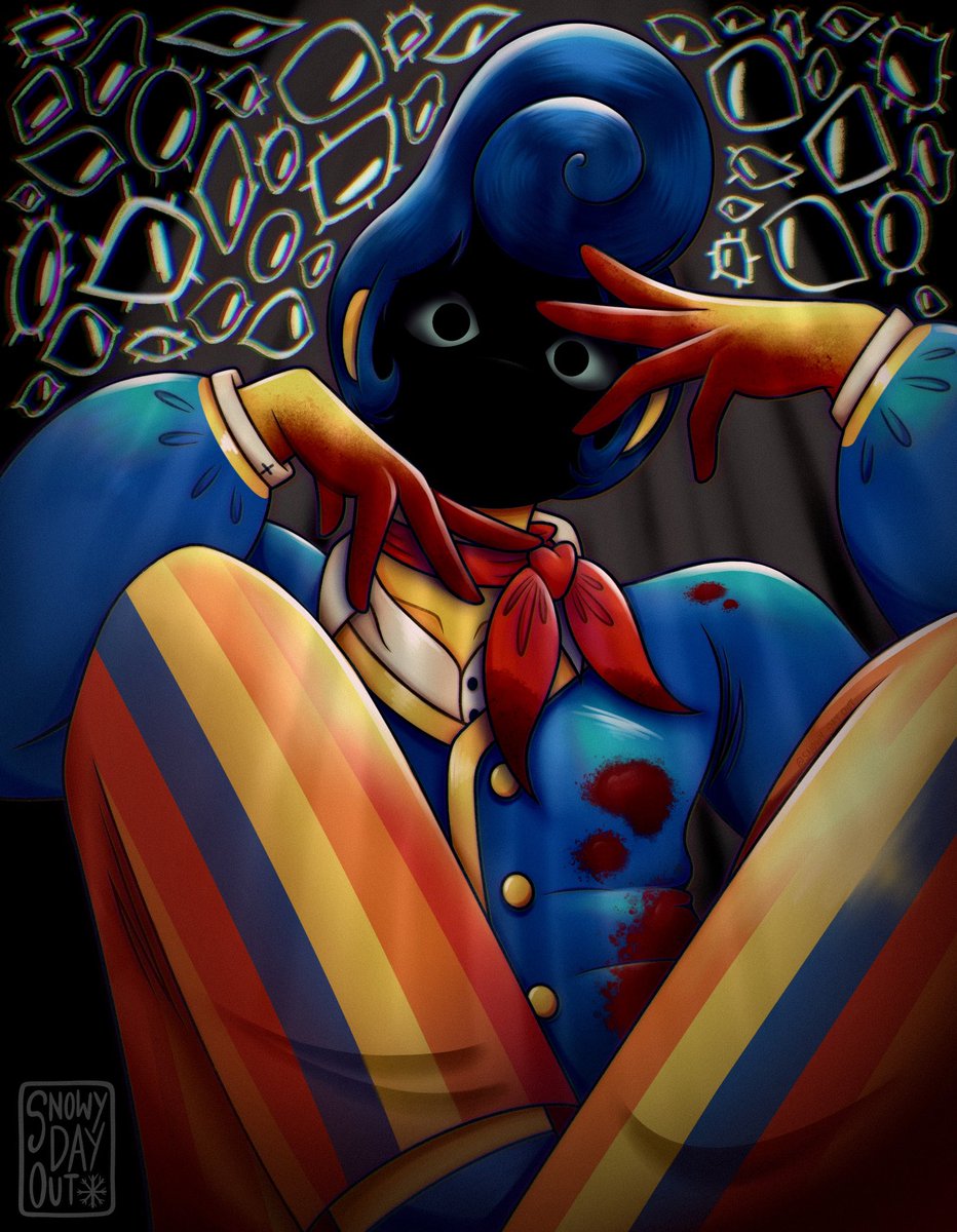 ‼️TW: BLOOD, SCOPOPHOBIA, EYE CONTACT‼️
.
.
.
All eyes on him #WelcomeHome #WelcomeHomeWally #WallyDarling #welcomehomefanart #wallydarlingfanart