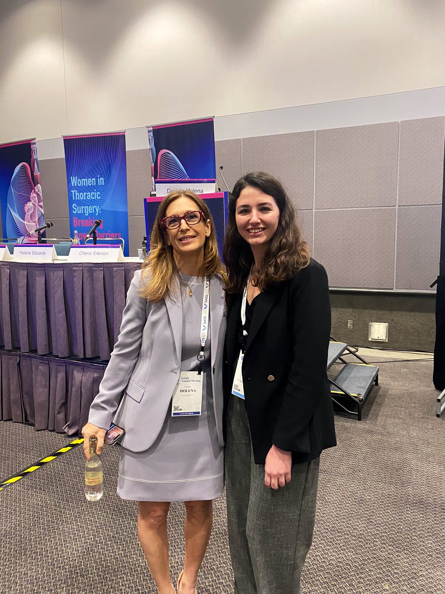 BusraCangutMD's tweet image. Inspirational leaders of Women in Thoracic Surgery ! @Daniela_Molena @maraantonoff 

Congratulations on providing fabulous leadership! @AATSHQ #AATS2023