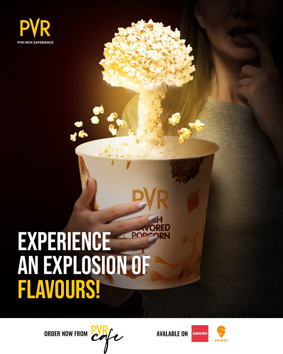 _PVRCinemas's tweet photo. Satisfy your hunger cravings with our mouthwatering menu options that’ll leave you with an explosion of exciting flavours!
Order now from V Cafe. Available on Zomato || Swiggy.
.
.
.
#PVRTreats #VCafe #OrderNow #Delicious #Tasty #PVRTreatsAtHome https://t.co/liCOyBGJV5