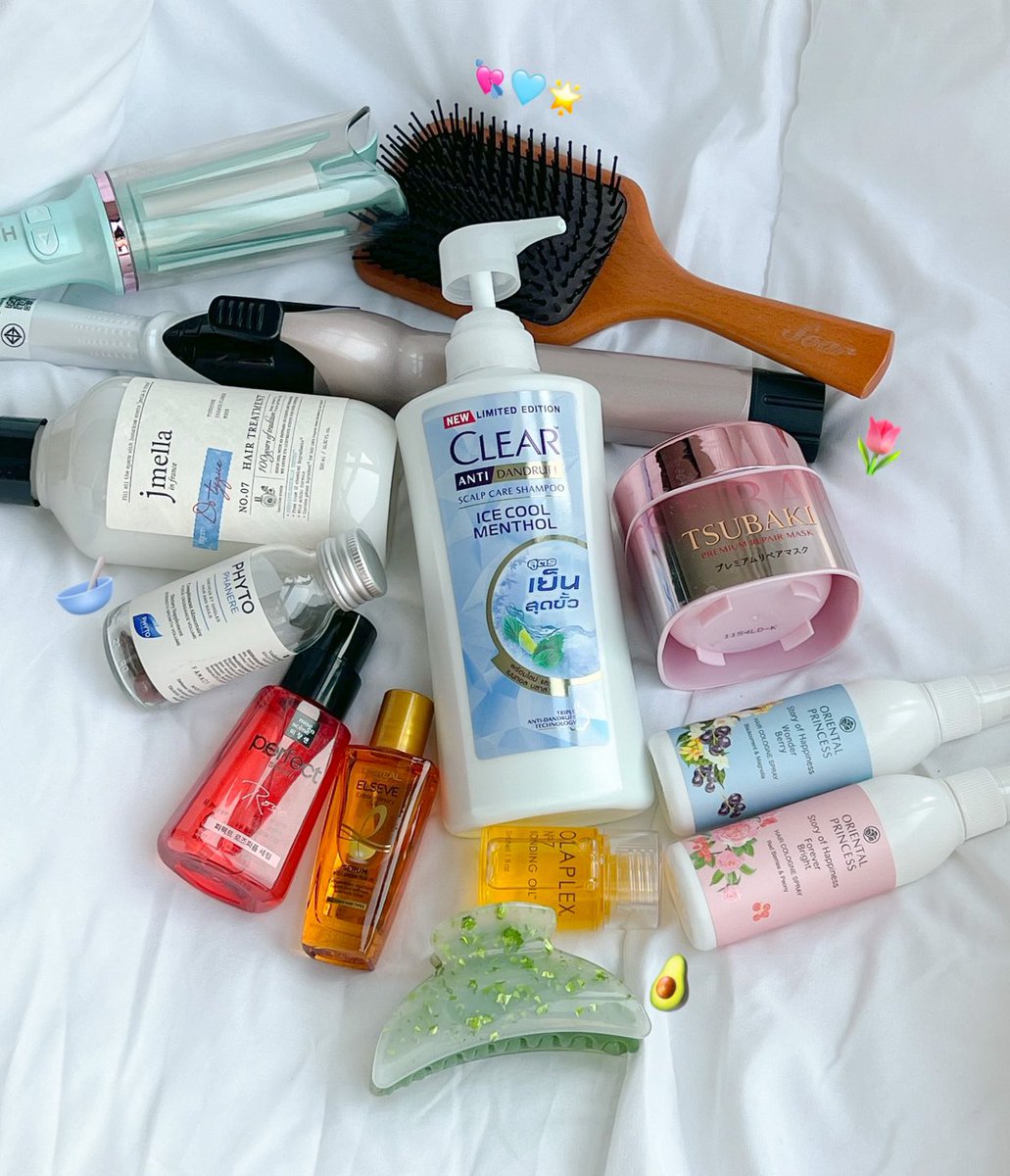 ♡̶ เธรดนี้จะรวมไอเท็มดูแลผมแบบครบจบ ที่ชอบช่วงนี้ เห็นผล🍊💌 แชร์วิธีดูแลทั้งหนังศรีษะ เส้นผม ลดร่วงแถมยาวขึ้น ผมสวยเงาสุขภาพดีและหอม!💘