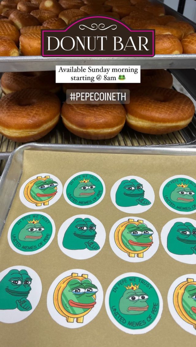tulslexip's tweet photo. bfam @sylvestereth bringing all kinds of awesome out of @donutbarca whilst getting normies into $pepe &amp; #web3

this is what working for it looks like.. show him some love you fucking degens! https://t.co/oxpfRlewFU