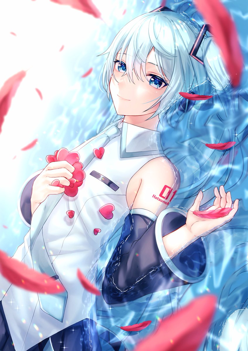 初音ミク「イラストをpiaproに投稿しました!  #初音ミク」|ねいのイラスト