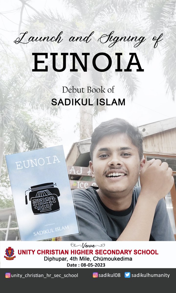 baharul08's tweet image. Alhamdulillah! @SadikulHumanity, you always make us proud and fascinated with your amazing talent and innovation. You're the best gift from Allah and the best brother Azi could get. 
Launch of #EUNOIA
#PoetIllustratorEditor
#NotionPress
