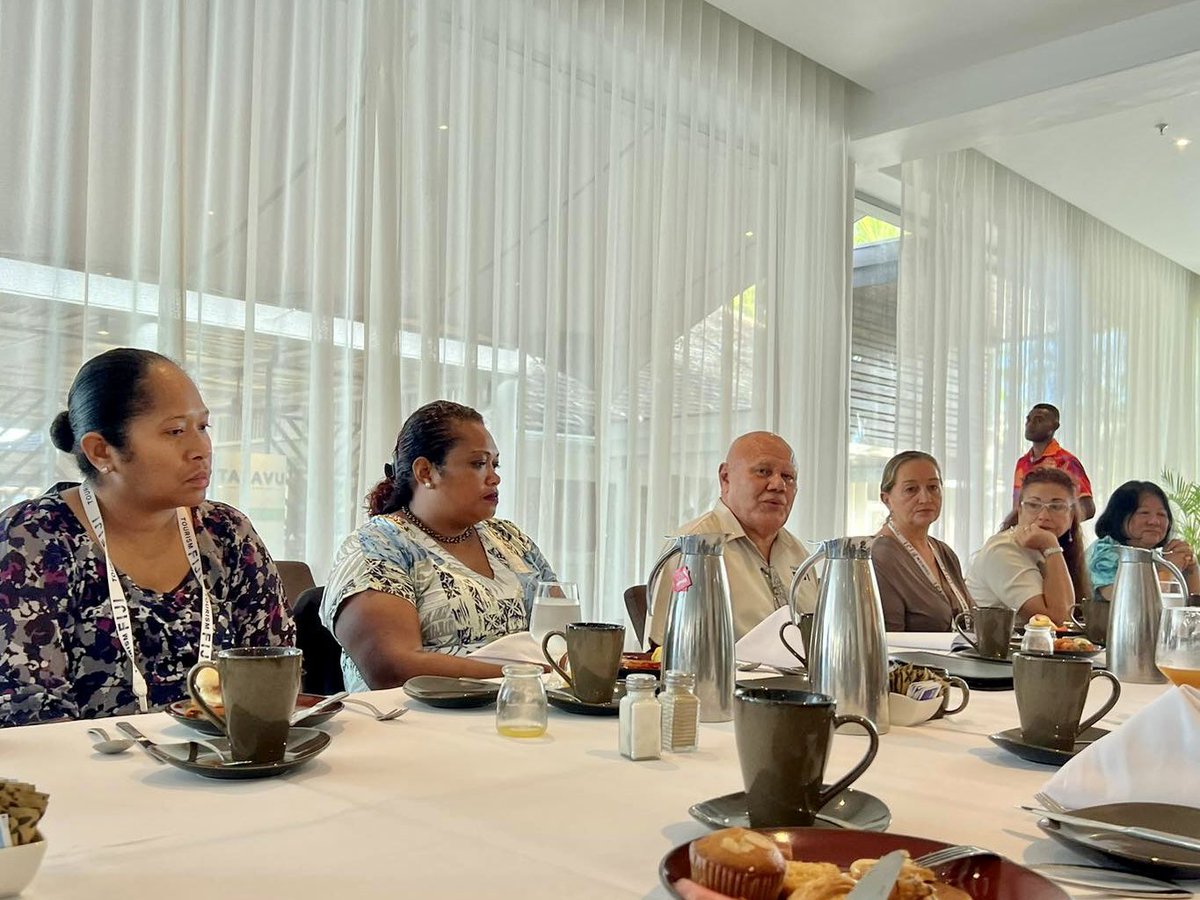 At the ‘Breakfast with the Minister’ today, I officially announced that the Fiji Government will be hosting the Fiji Tourism Convention on Thursday, 2 November 2023. We’re bringing it back! #FTE2023 #FJTourism