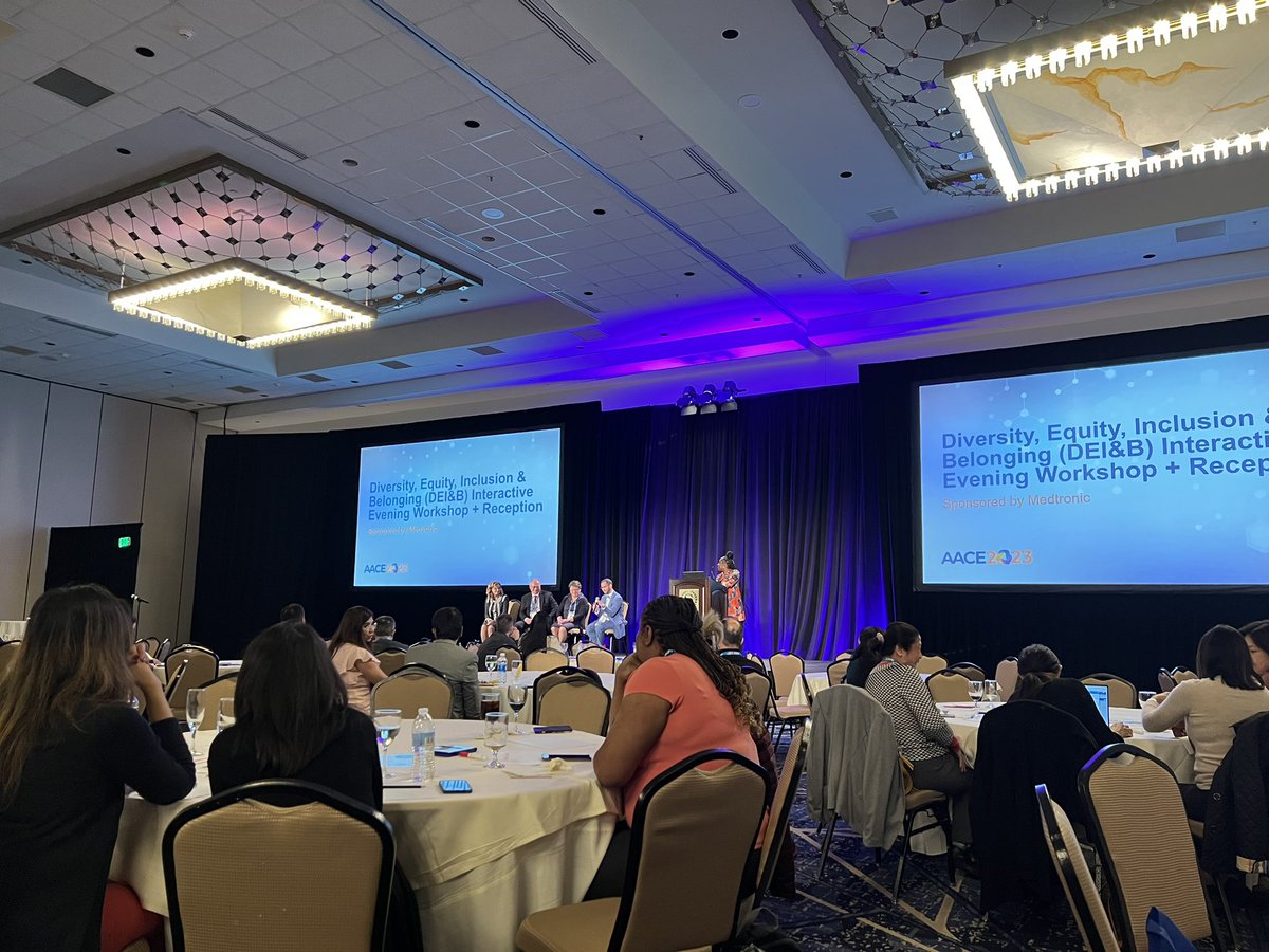 niharikav211's tweet photo. Day 2 @WeAreAACE:
Amazing lecture on the history of insulin by Dr Hirsch, a fun fellows and program director engagement &amp; meet up session, a great thyroid ultrasound course followed by an enlightening DEI session! #weareAACE #AACE2023 https://t.co/clLbieRMOR