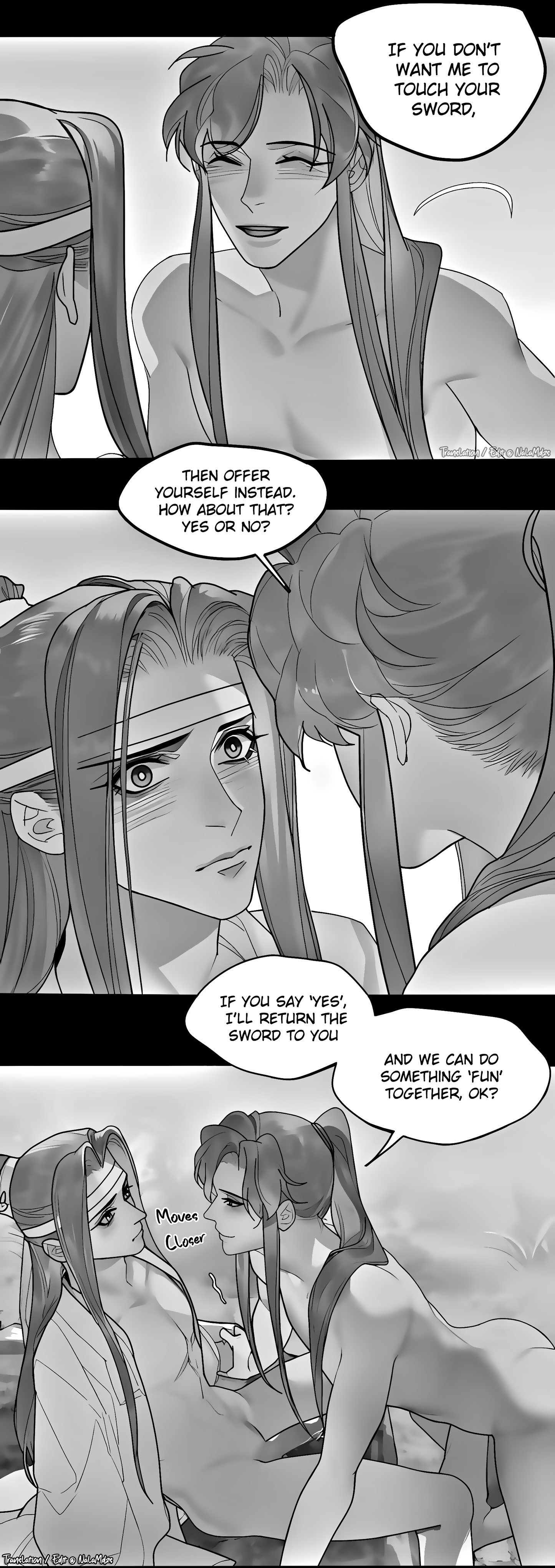 Mdzs Incense Burner Part 2 Comic Nala 🪷 on Twitter: " ️"Then, you can just watch me play with BiChen👀