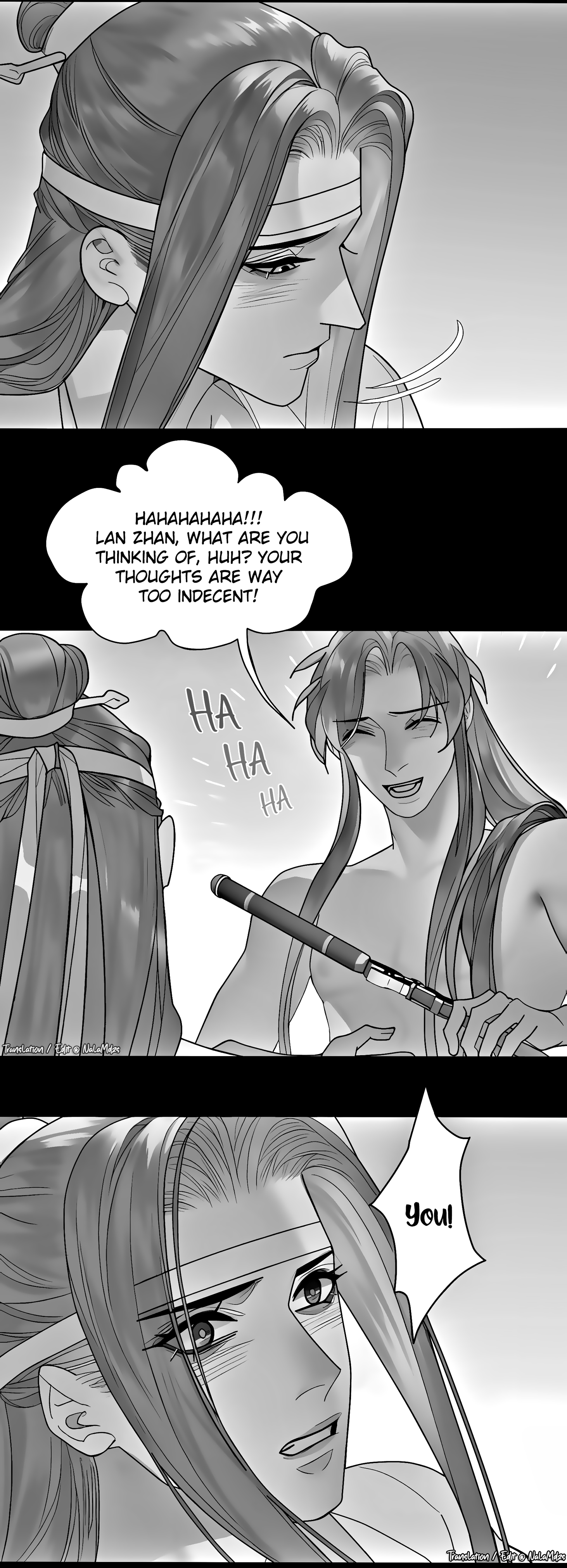 Mdzs Incense Burner Part 2 Comic Nala 🪷 on Twitter: " ️"Then, you can just watch me play with BiChen👀
