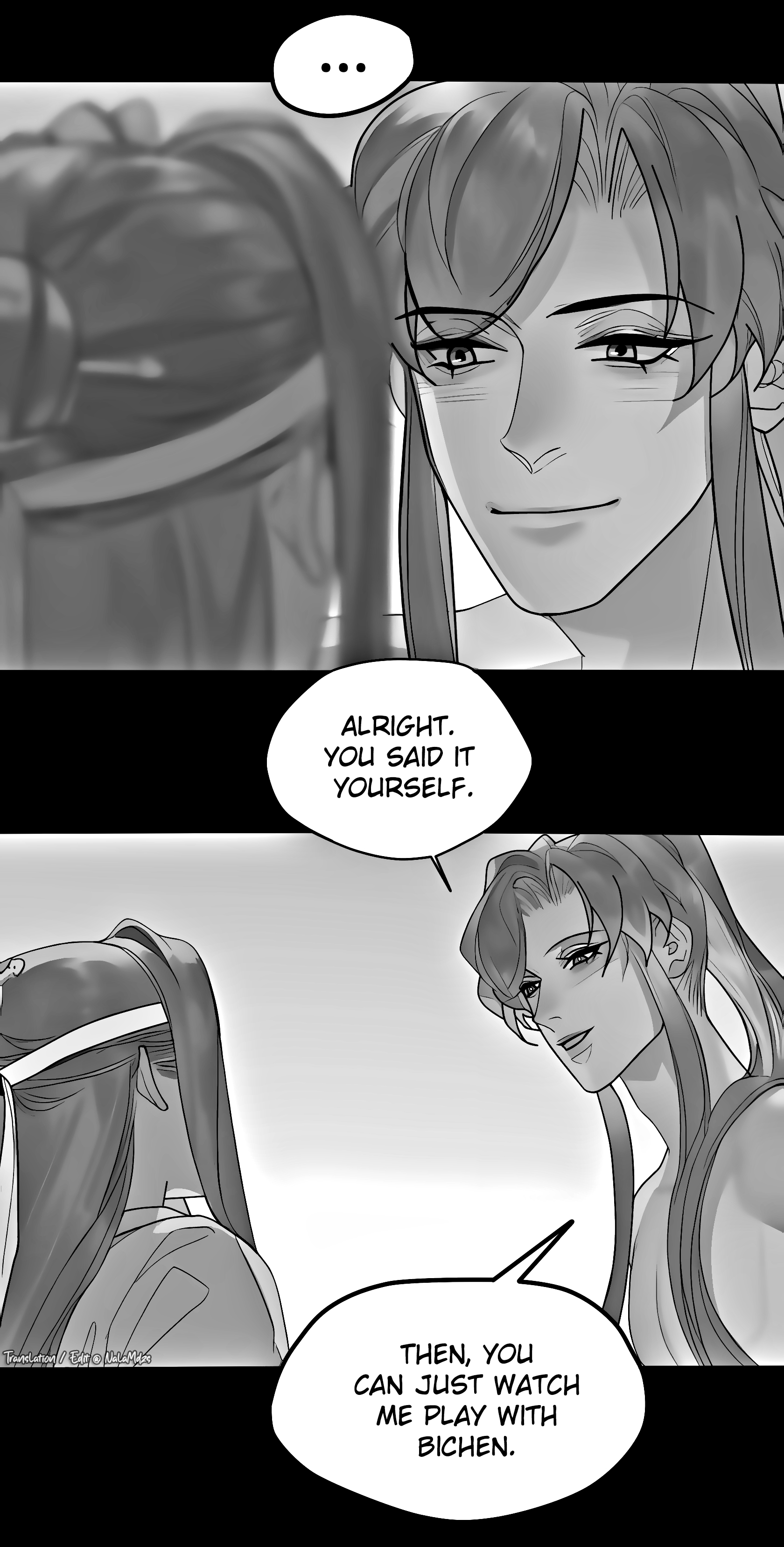 Mdzs Incense Burner Part 2 Comic Nala 🪷 on Twitter: " ️"Then, you can just watch me play with BiChen👀