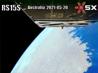 OrbiCraft-Zorkiy (RS15S) SSTV image received on May.07 02:00z.