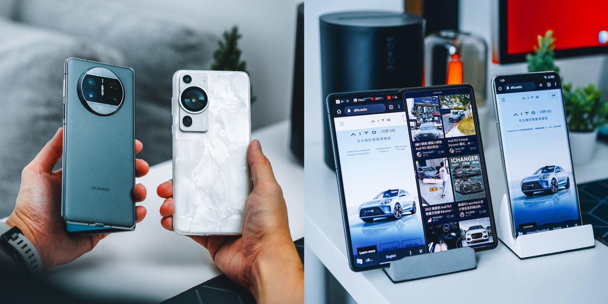 These are the upcoming flagships from <a href="/HuaweiMobileMY/">Huawei Mobile MY</a> - In a nutshell, the #HuaweiMateX3 is a slim, lightweight, powerful foldable, whereas the #HuaweiP60Pro is a camera beast! Can’t wait for you guys to try it.