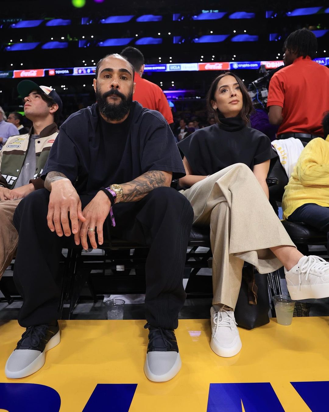 Complex Sneakers on X: .@JerryLorenzo courtside in Fear of God x