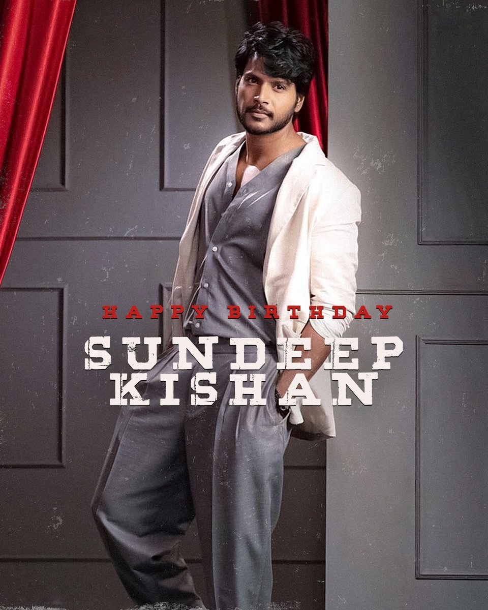 BShiva1431's tweet photo. Happy birthday actor @sundeepkishan
Anna God bless you all the best #OoruPeruBhairavakona
Director @Dir_Vi_Anand garu 
From Mass Maharaja @RaviTeja_offl
Annayya fans❤

#HBDSundeepKishan   #RaviTeja #TigerNageswaraRao #Eegle https://t.co/7yxbDZEF8B