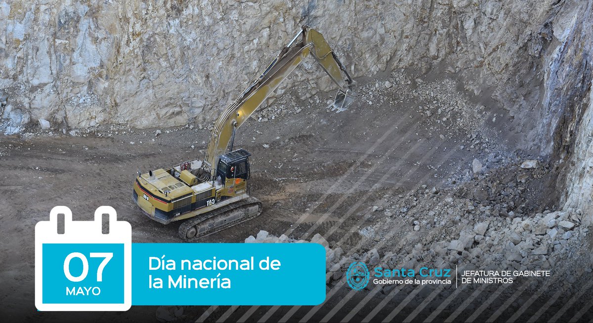 ⛏ | La #Minería es una de las actividades productivas más importantes. Genera empleo y oportunidades para familias y empresas de la provincia. Se proyecta como un horizonte de innovación y oportunidades para #SantaCruz.

#Efemérides #EnergíaParaCrecer #GobiernoDeSantaCruz