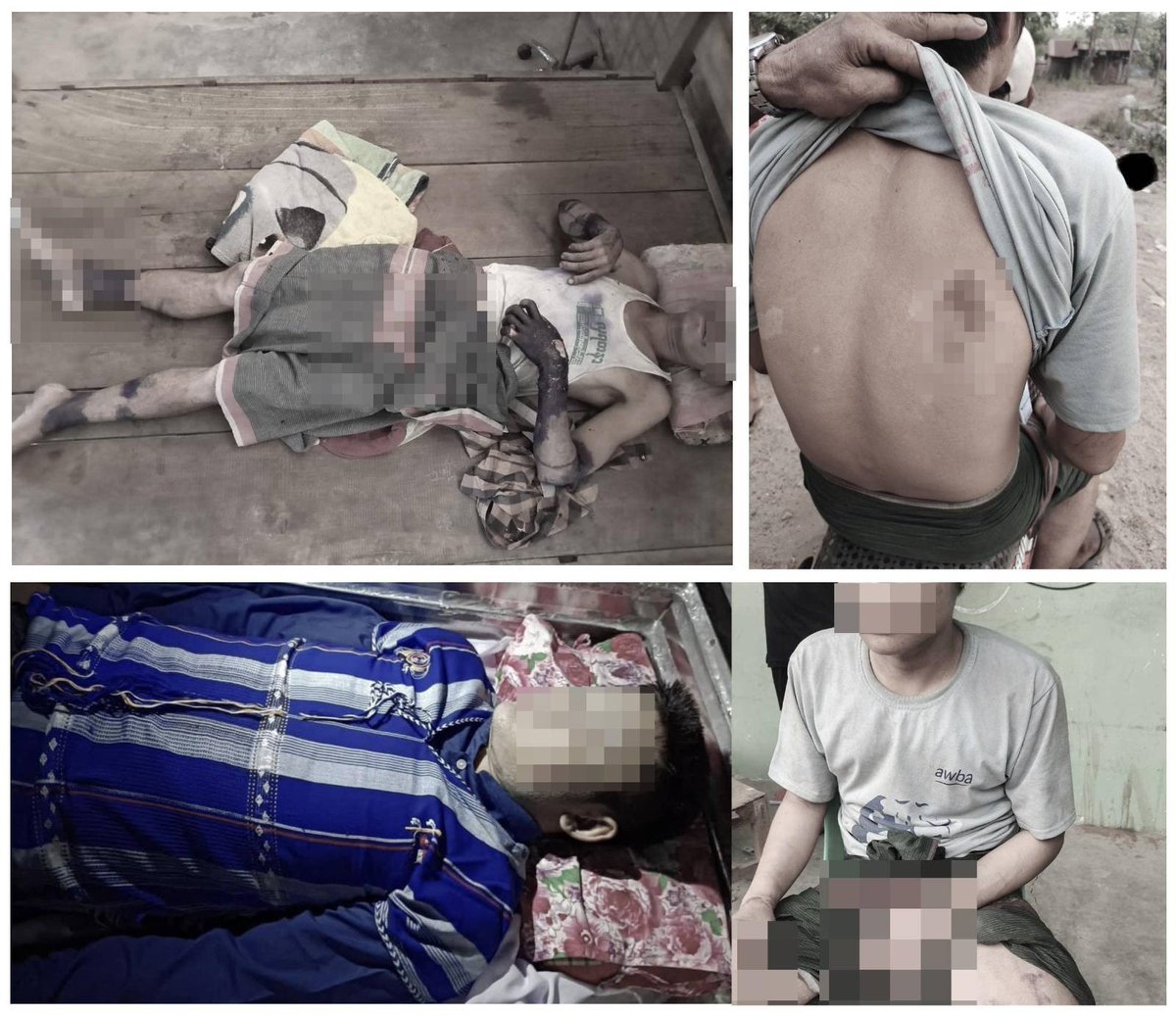 HURFOM's tweet photo. 1/4 According to the KNU Central Information Department from Brigaed No. 3, the junta forces shot dead a 23-year-old Karen villager in Kyauk Kyi Township, Nyuang Lay Bin District #Bago. They inhumanely tortured another two villagers during the interrogation in the military camp. https://t.co/mtKN9opEhC