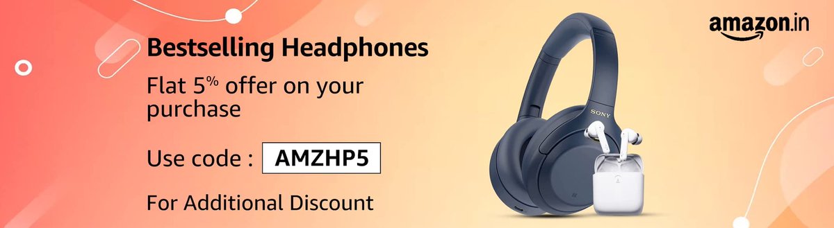 🌟 Headphones
🎟️ Code: AMZHP5
Customer Text:Flat 5% offer on Headphones purchases
👉 amzn.to/42yBxpo
#headphones #headphonediscount #discountoffer #amazonheadphones #techsale #electronicsavings #onlineshopping #audiodeals #savemoney #techbargain #dealoftheday #couponcode