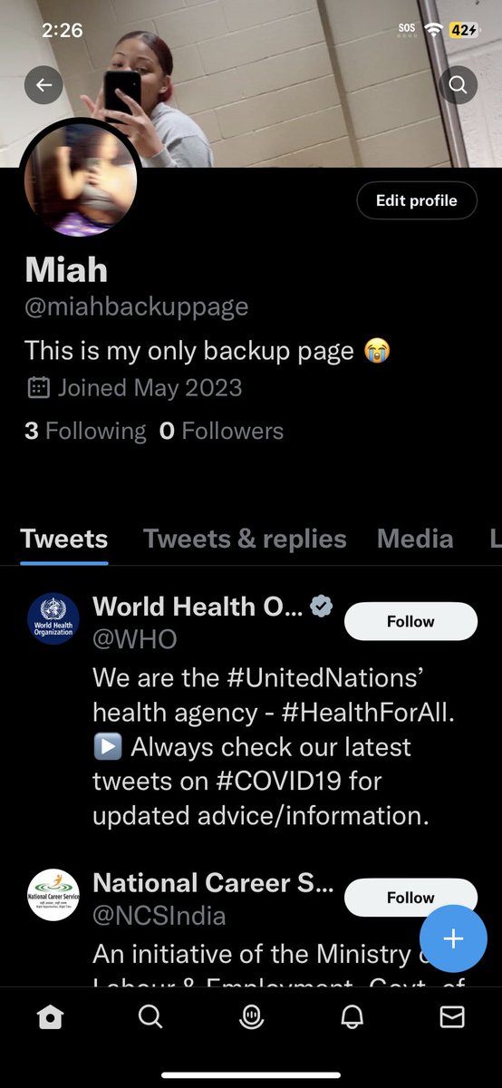 Miah_Thread's tweet image. Y’all go fw my backup page juss in case somebody wanna try and hack this one or it get locked again 😒