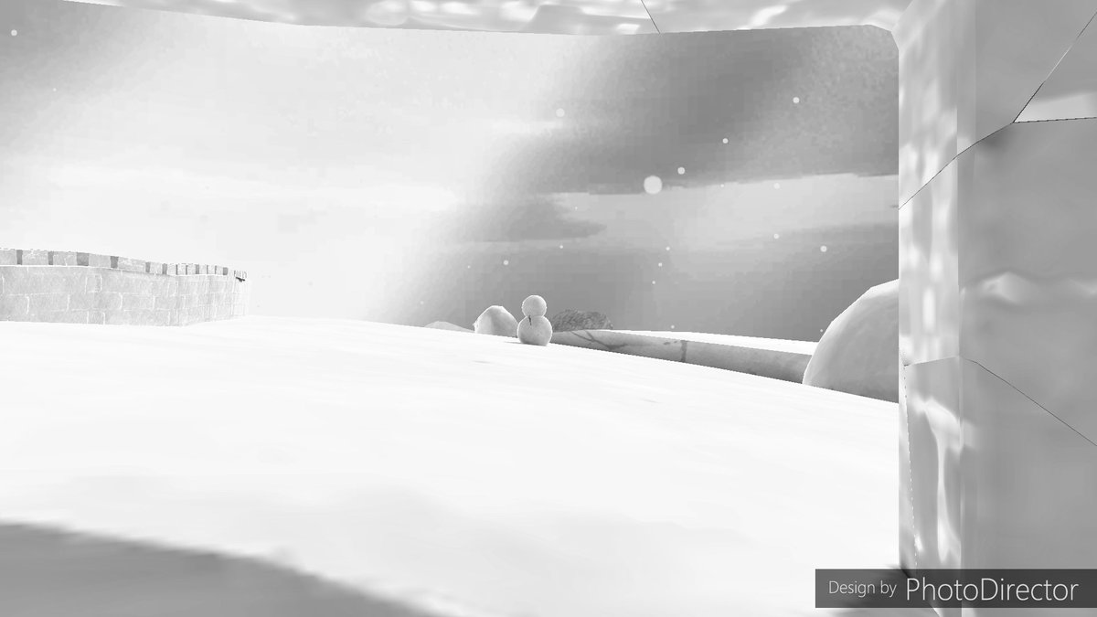 umiyama2sora's tweet photo. #VRChat #vrphotography #metaversephotography
今日撮った写真で画像加工もちょこっとやってみた。
1枚目:Snowman
2枚目:Snowball
3枚目:Abandoned city3(3に意味はありません)
4枚目:Boy at the door3 https://t.co/DJjmtuQspg