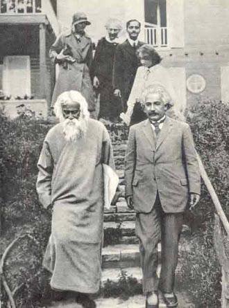 IndiaHistorypic's tweet photo. Albert Einstein and Rabindranath Tagore In Berlin , Germany https://t.co/00TnTRgLYe
