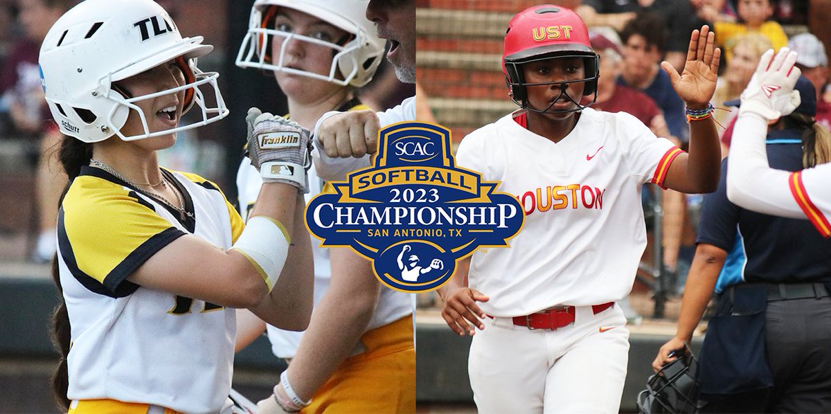 SCAC_Sports's tweet photo. #SCACSb | @tluathletics &amp; @USTAthletics to Square Off in #SCAC Softball Championship Game🥎

📰| https://t.co/zX62SsYP8e

#SCACPride | #SCACChamps | #d3softball https://t.co/yeBKTV2EmP