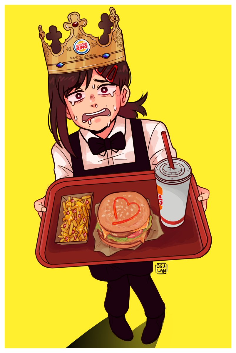 She's my burger queen 😍👑🍔
#chainsawman