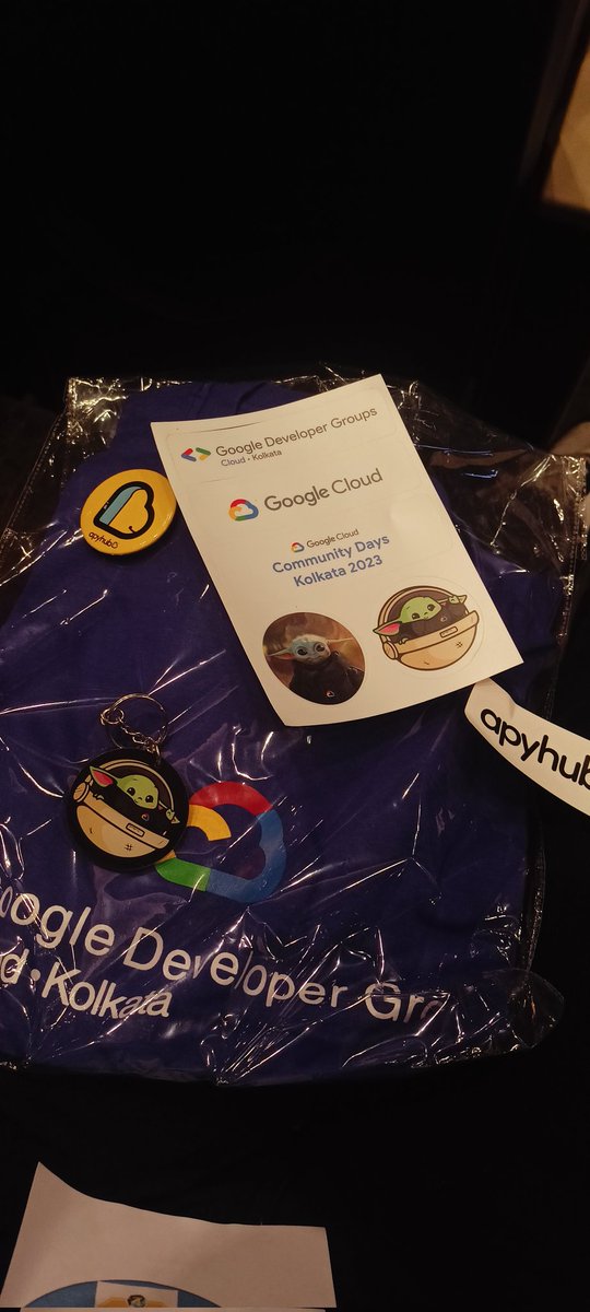 Swag check!!!
@gdgcloudkol #GCCDKol23 #Kolkata10000 #GCCDKol