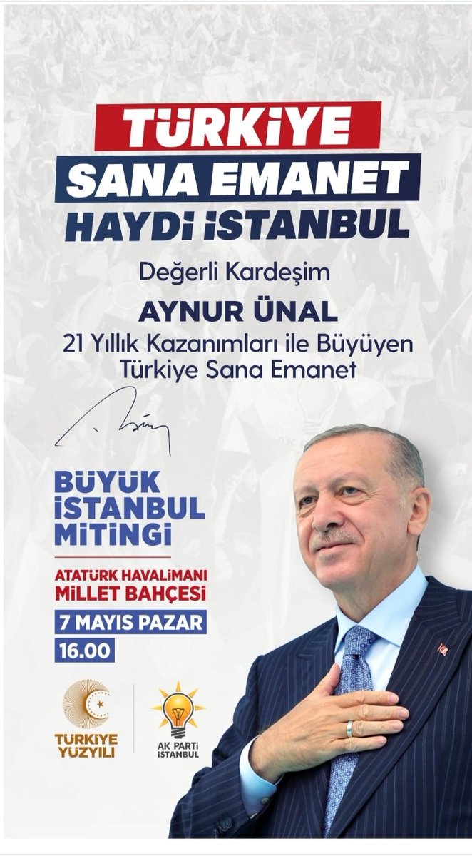 <a href="/osmannnurika/">Osman Nuri Kabaktepe</a> Beyoğlu ve İstanbul akın akın geliyor başkanım büyük buluşmaya kaldı