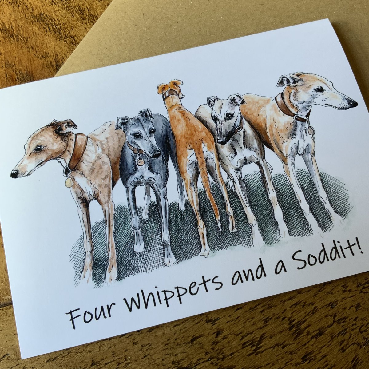 Can anyone else relate to this #Whippet card? Do you own a soddit? 😆  #justacard etsy.com/uk/listing/108…