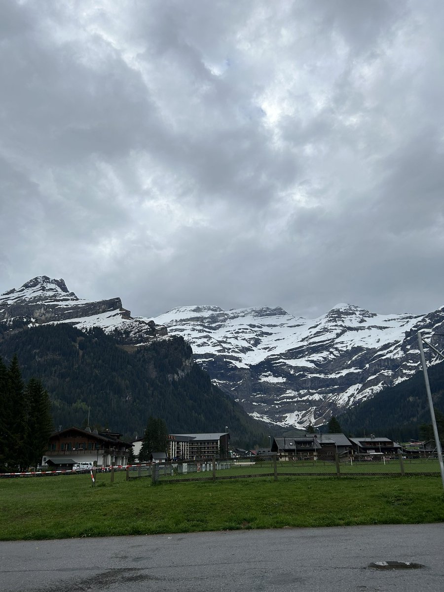 Good morning from cloudy Les Diablerets 🗻 Today @katecholamine will give a talk to the GRS about her work with microglia and alpha-synuclein , very excited!